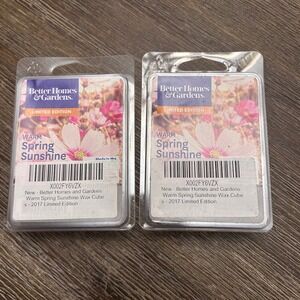 Better Homes and Gardens Warm Spring Sunshine Wax Cubes Limited Edition 2017 New